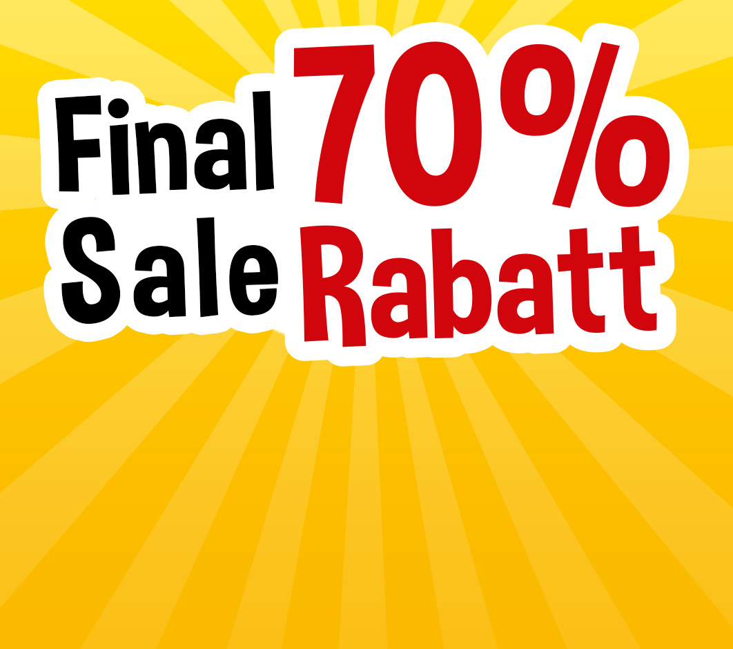70 % Rabatt Aktion