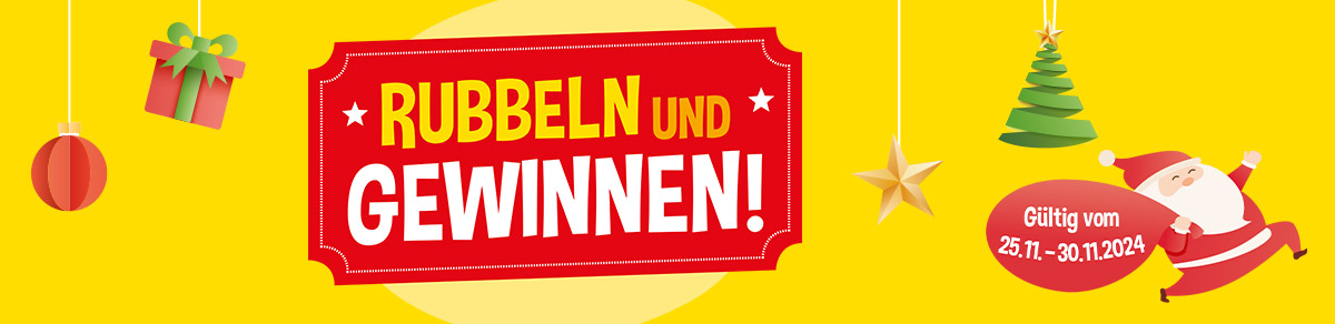 Rubbeln und Gewinnen